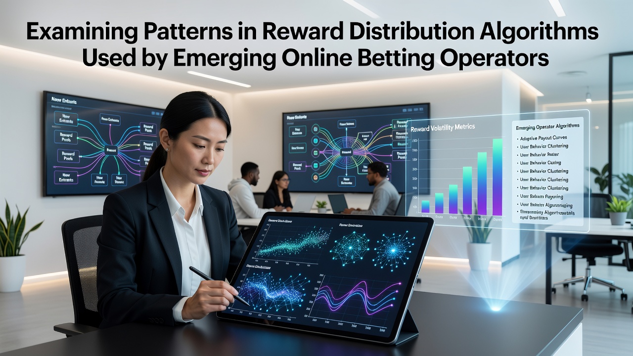 Diagram showing reward distribution patterns in online betting algorithms