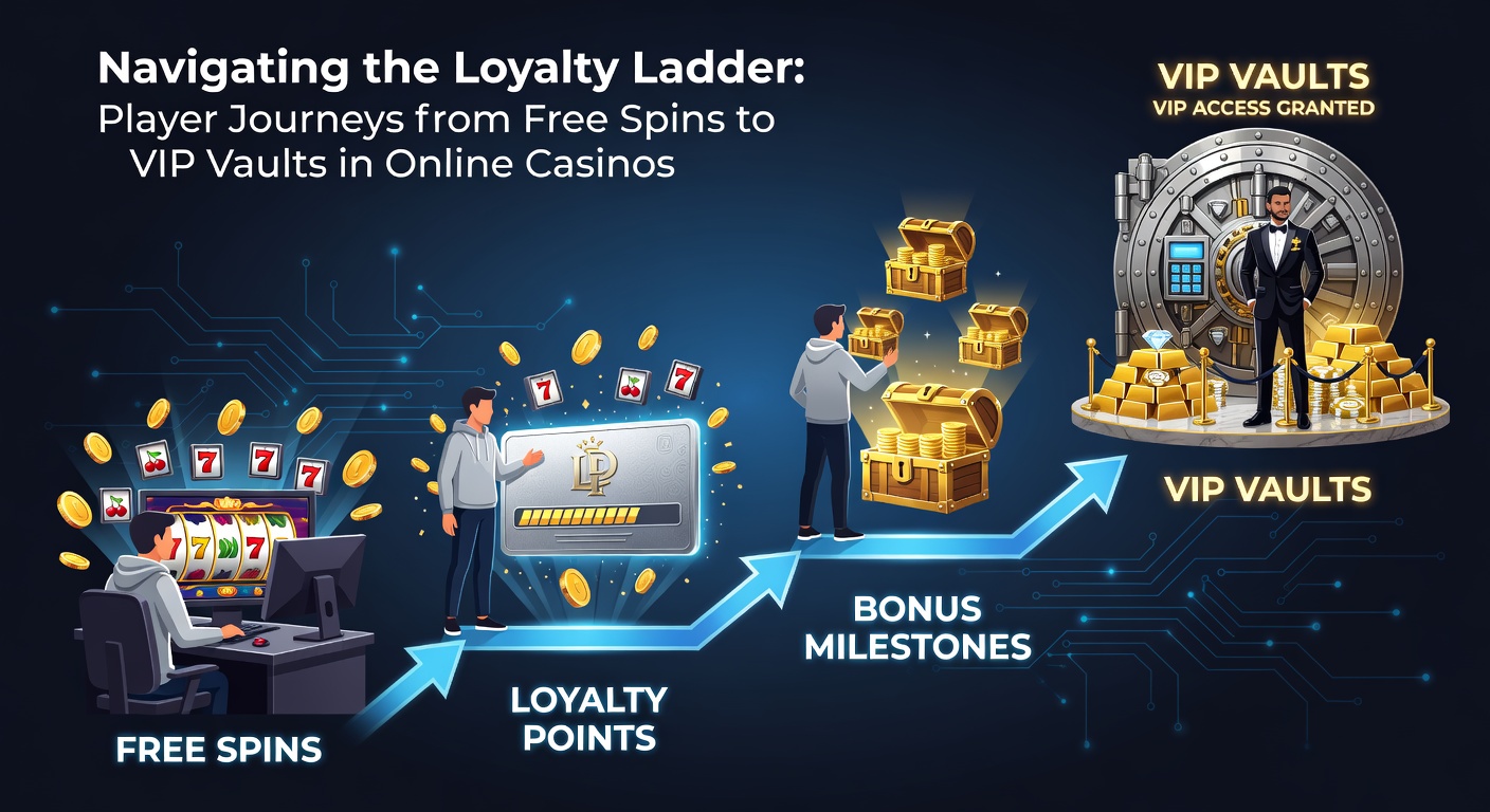 Inside view of a luxurious VIP vault in an online casino loyalty program, filled with exclusive rewards like cash stacks and premium bonuses