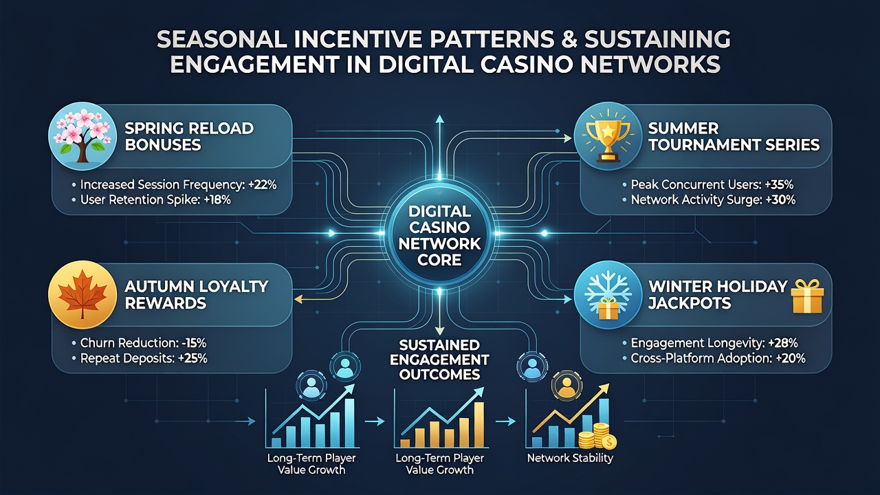Data charts illustrating player engagement spikes during seasonal incentive periods across digital platforms